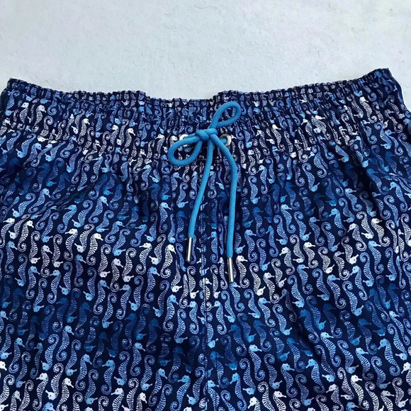 Lands' End NWOT Seahorse Volley Swim Trunk Men S (28-30) - Picture 3 of 12